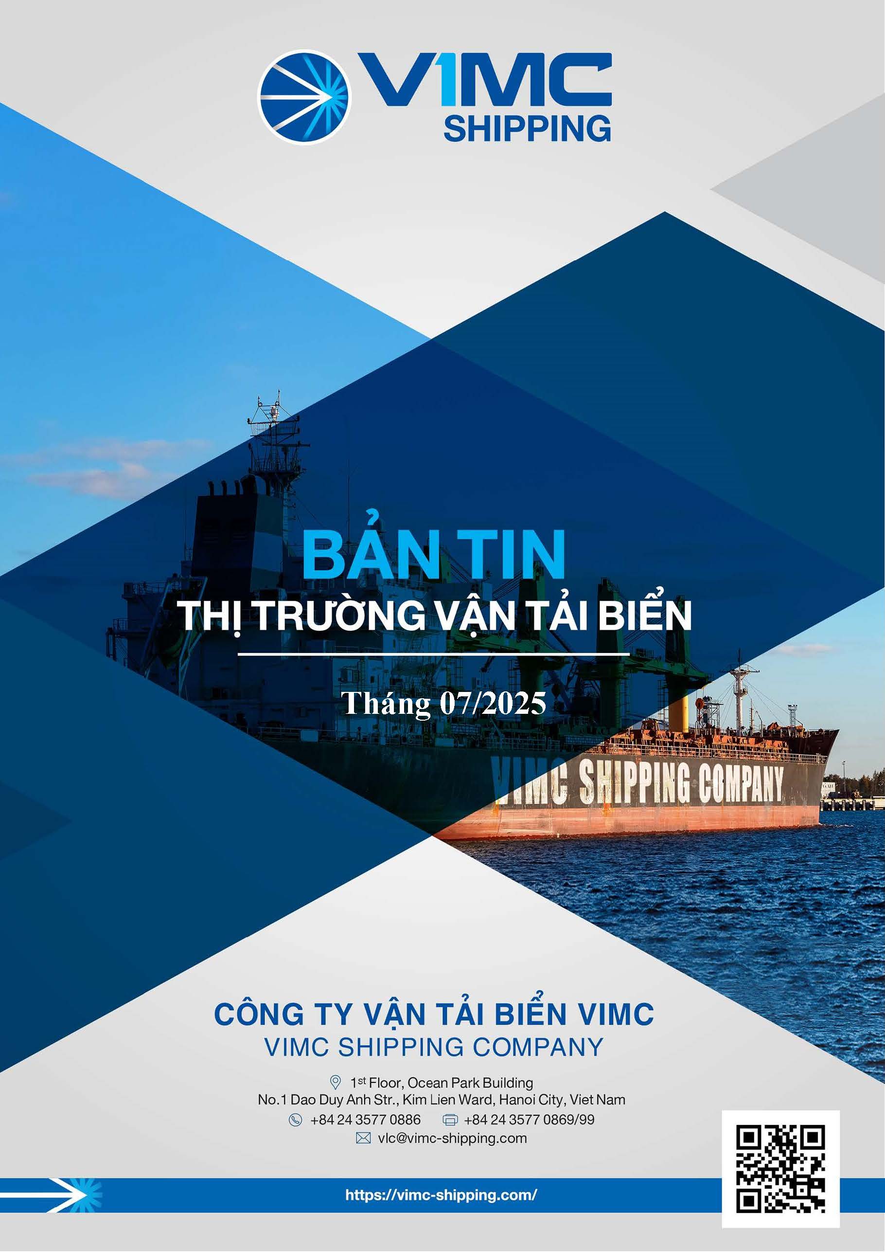 Bản tin thị trường vận tải biển tháng 7